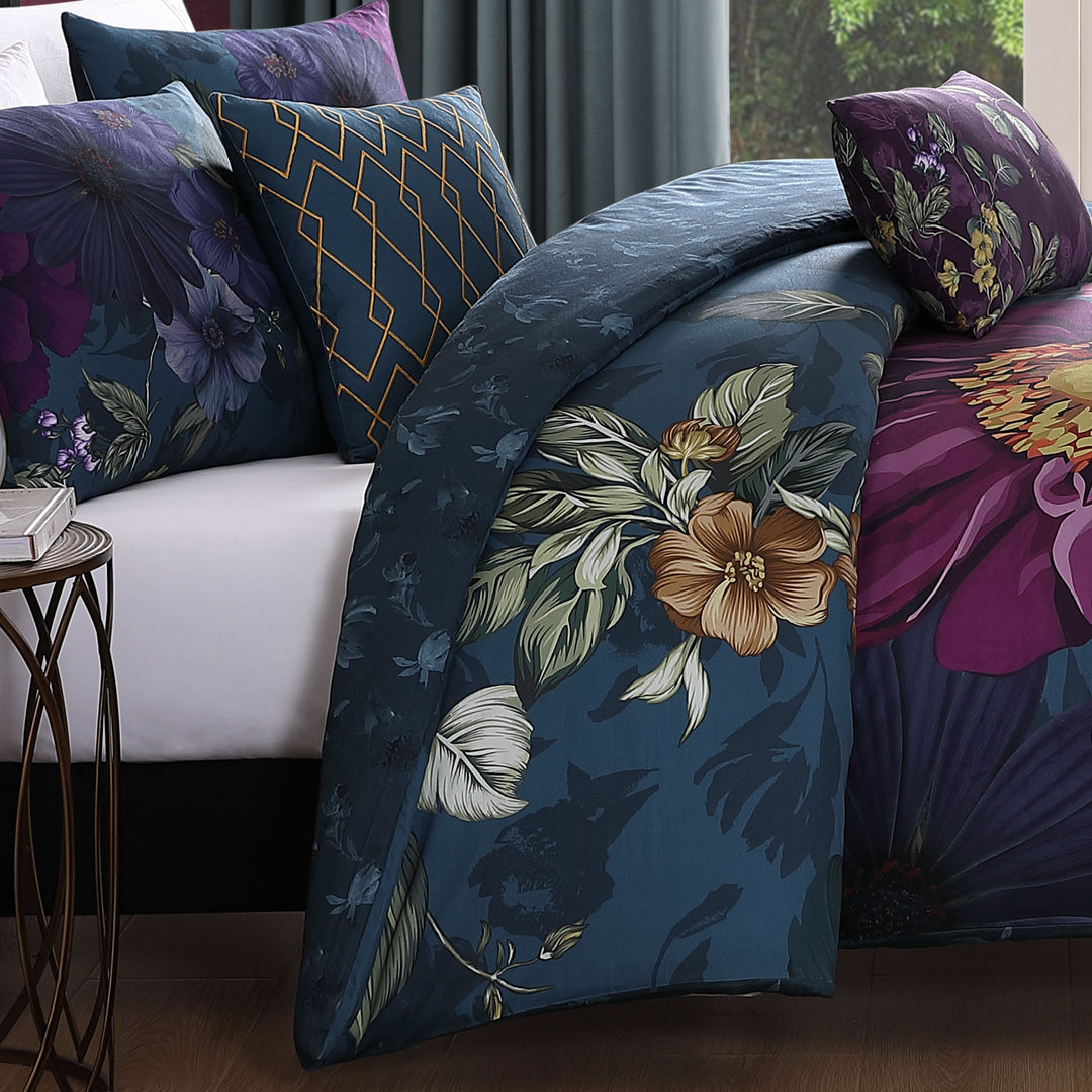 Bebejan Vibrant Flora 5 Piece Reversible Comforter Set Comforter Sets By Bebejan®