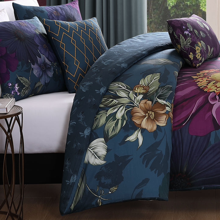 Bebejan Vibrant Flora 5 Piece Reversible Comforter Set Comforter Sets By Bebejan®