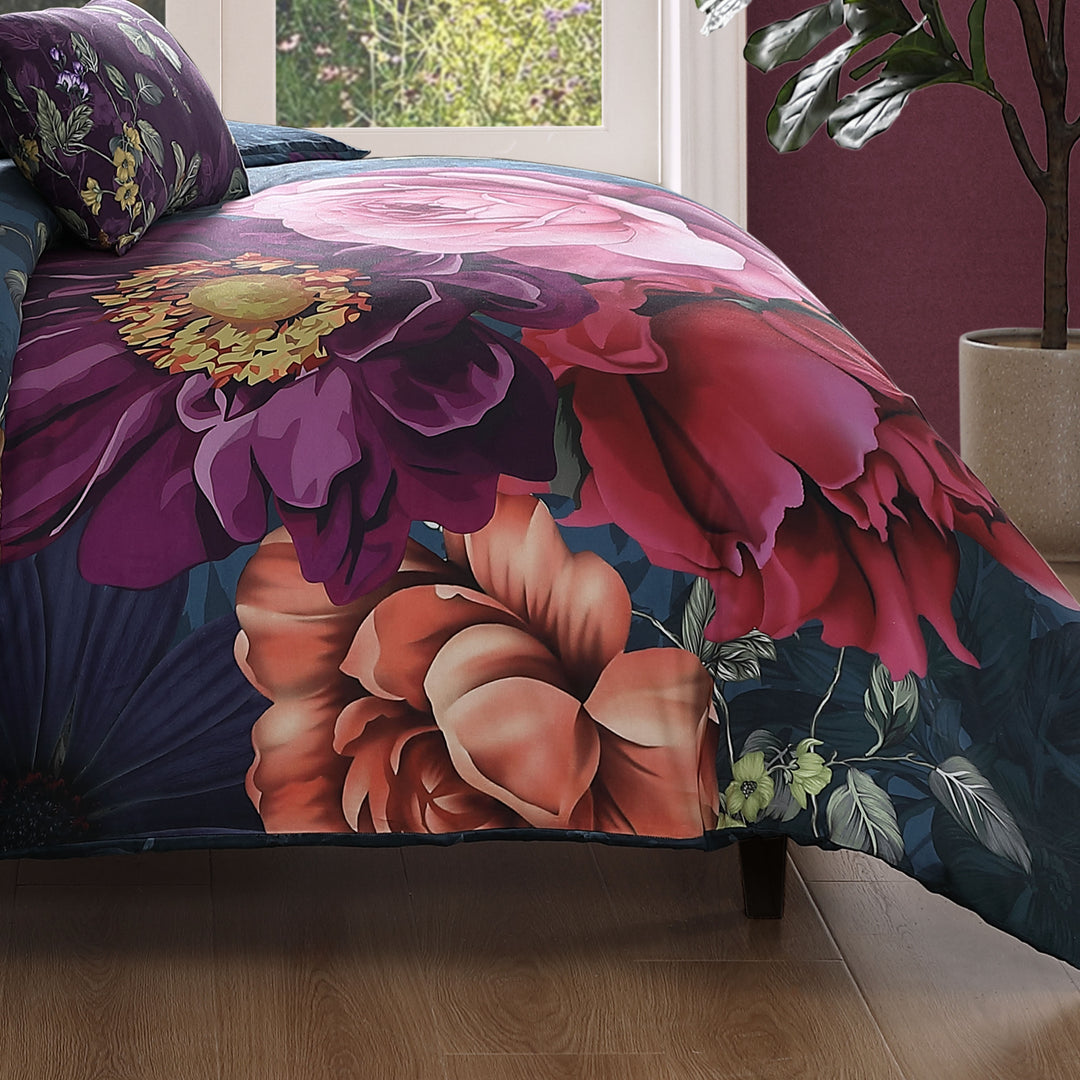 Bebejan Vibrant Flora 5 Piece Reversible Comforter Set Comforter Sets By Bebejan®