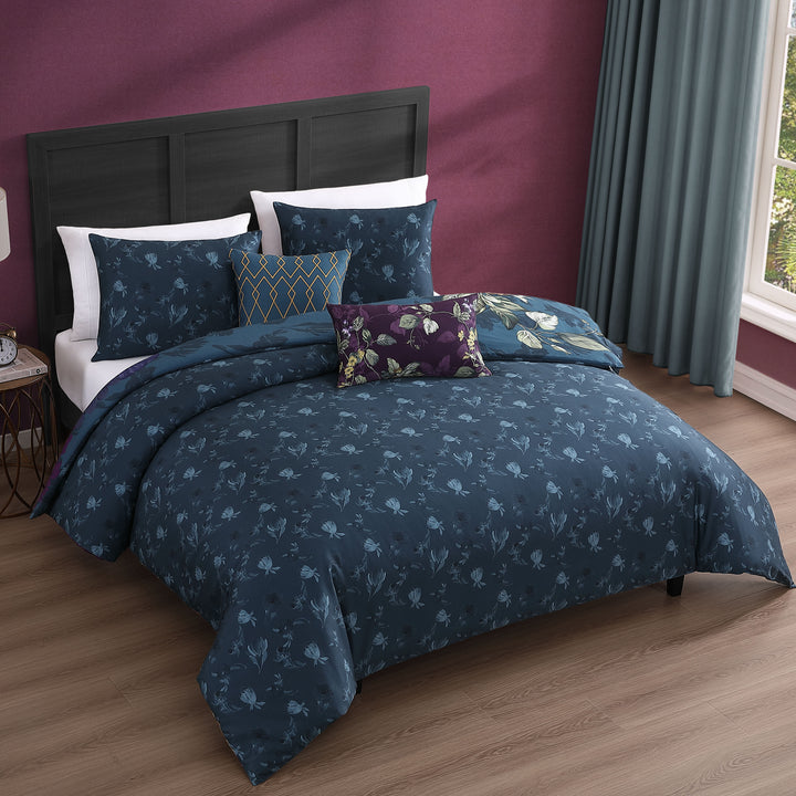 Bebejan Vibrant Flora 5 Piece Reversible Comforter Set Comforter Sets By Bebejan®