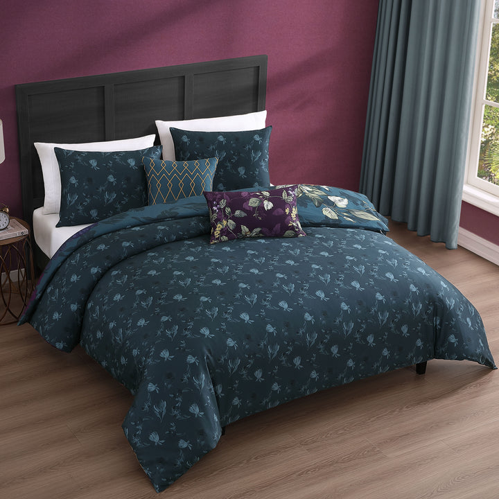 Bebejan Vibrant Flora 5 Piece Reversible Comforter Set Comforter Sets By Bebejan®