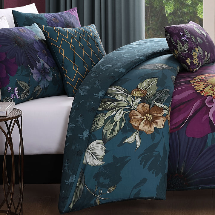 Bebejan Vibrant Flora 5 Piece Reversible Comforter Set Comforter Sets By Bebejan®