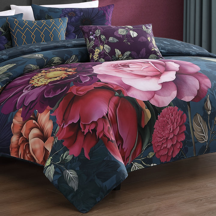 Bebejan Vibrant Flora 5 Piece Reversible Comforter Set Comforter Sets By Bebejan®