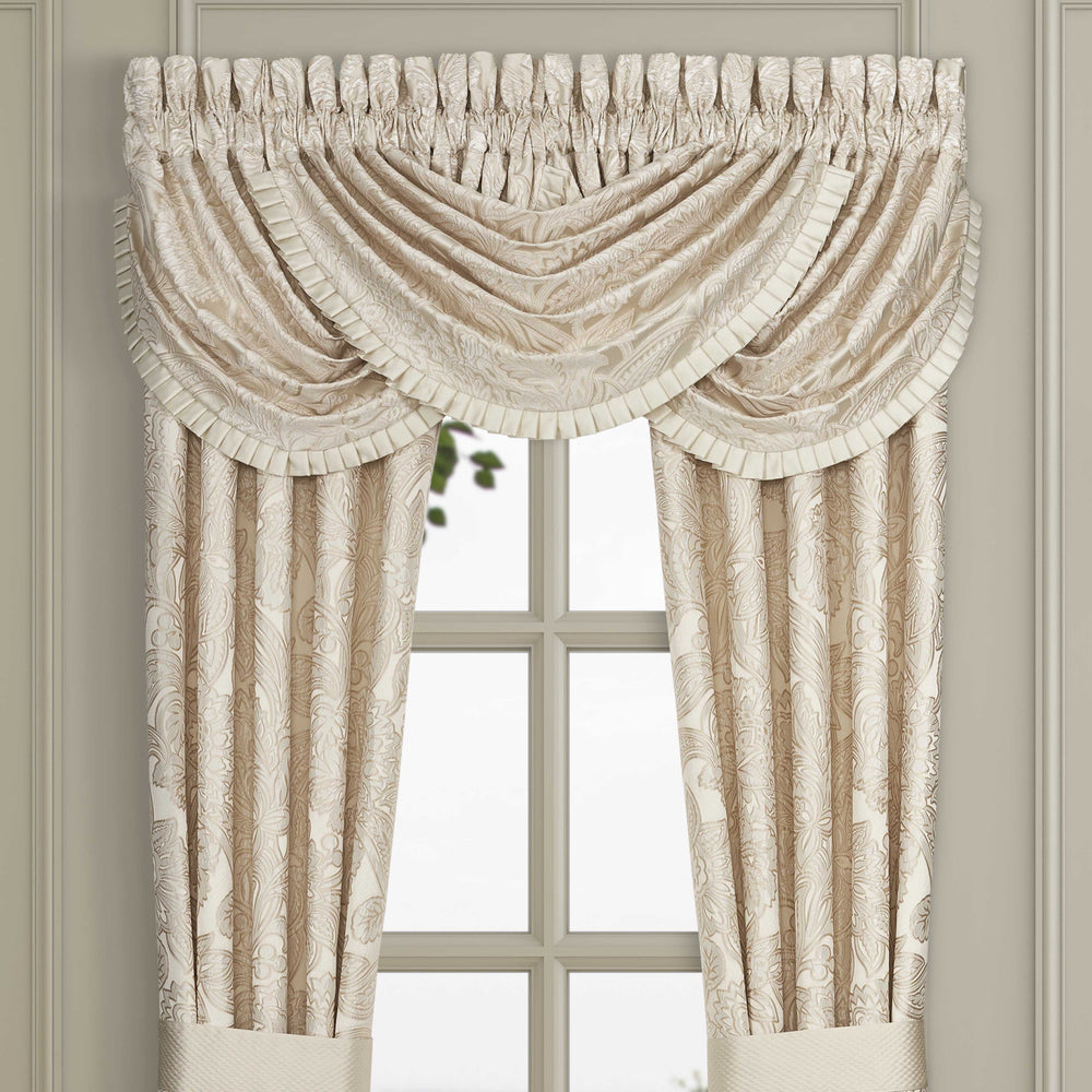 Villanova Alabaster Waterfall Window Valance Window Valances By J. Queen New York