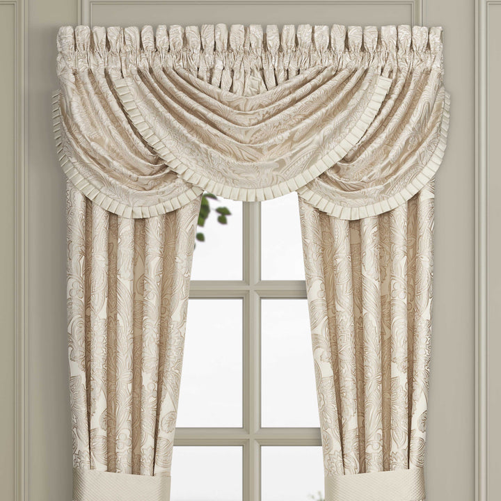 Villanova Alabaster Waterfall Window Valance Window Valances By J. Queen New York