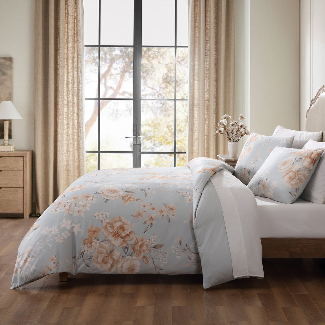 Signature Print Sateen Duvet Cover Set Duvet Covers By Pure Parima