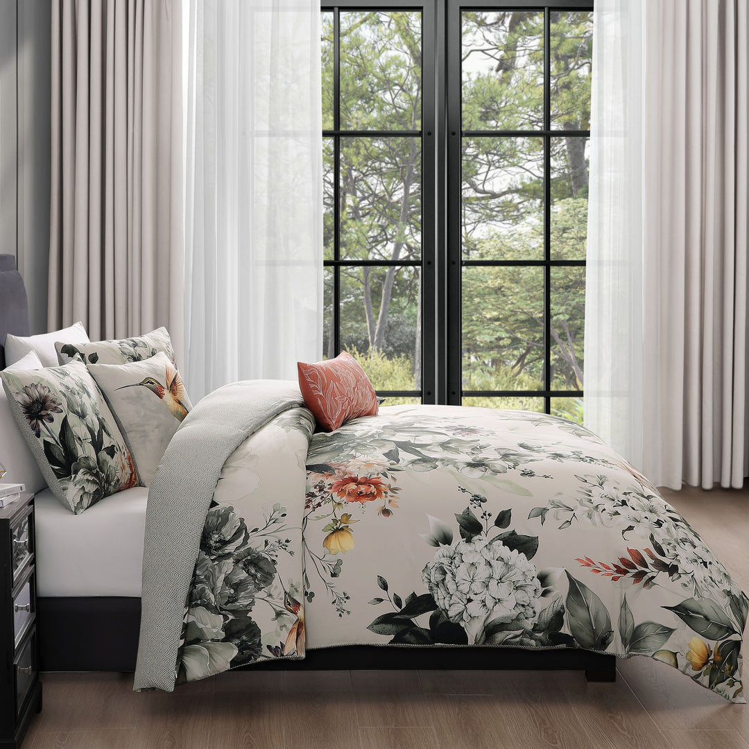 Bebejan Vintage Bloom 5 Piece Reversible Comforter Set Comforter Sets By Bebejan®