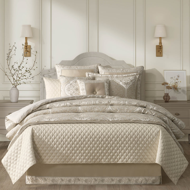 Viola Ivory 4 Piece Comforter Set Comforter Sets By J. Queen New York