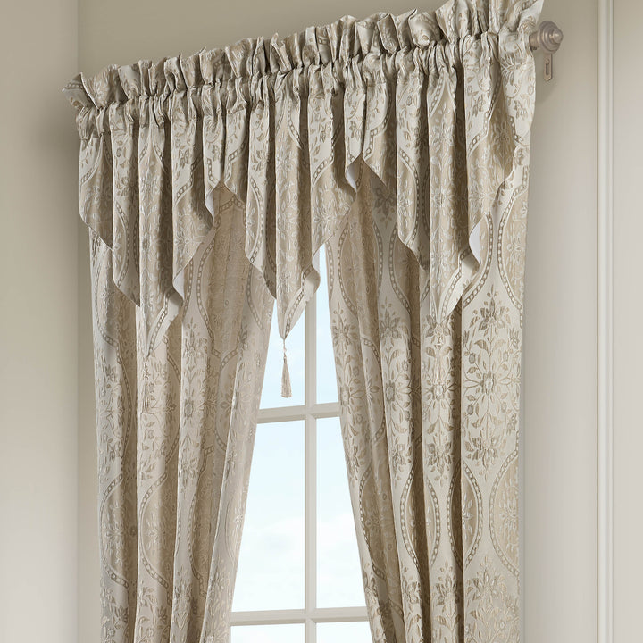 Viola Ivory Ascot Window Valance Window Valances By J. Queen New York