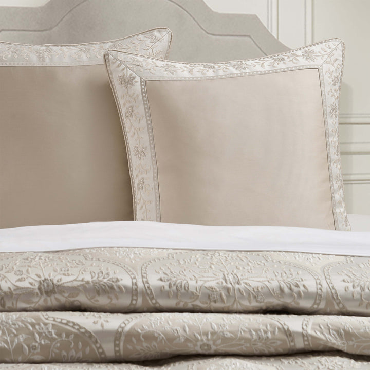 Viola Ivory Euro Sham Euro Sham By J. Queen New York
