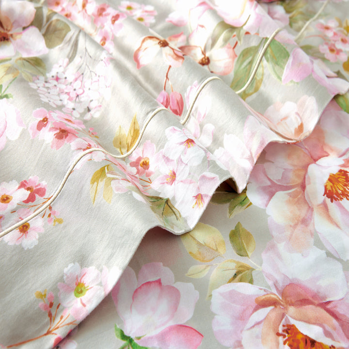 Voyageuse Rose Flat Sheet Flat Sheet By Anne de Solène