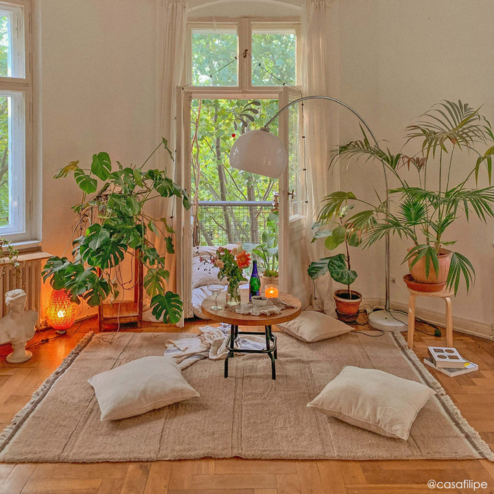 Sheep of the World Steppe Beige Woolable Rug Rug By Lorena Canals