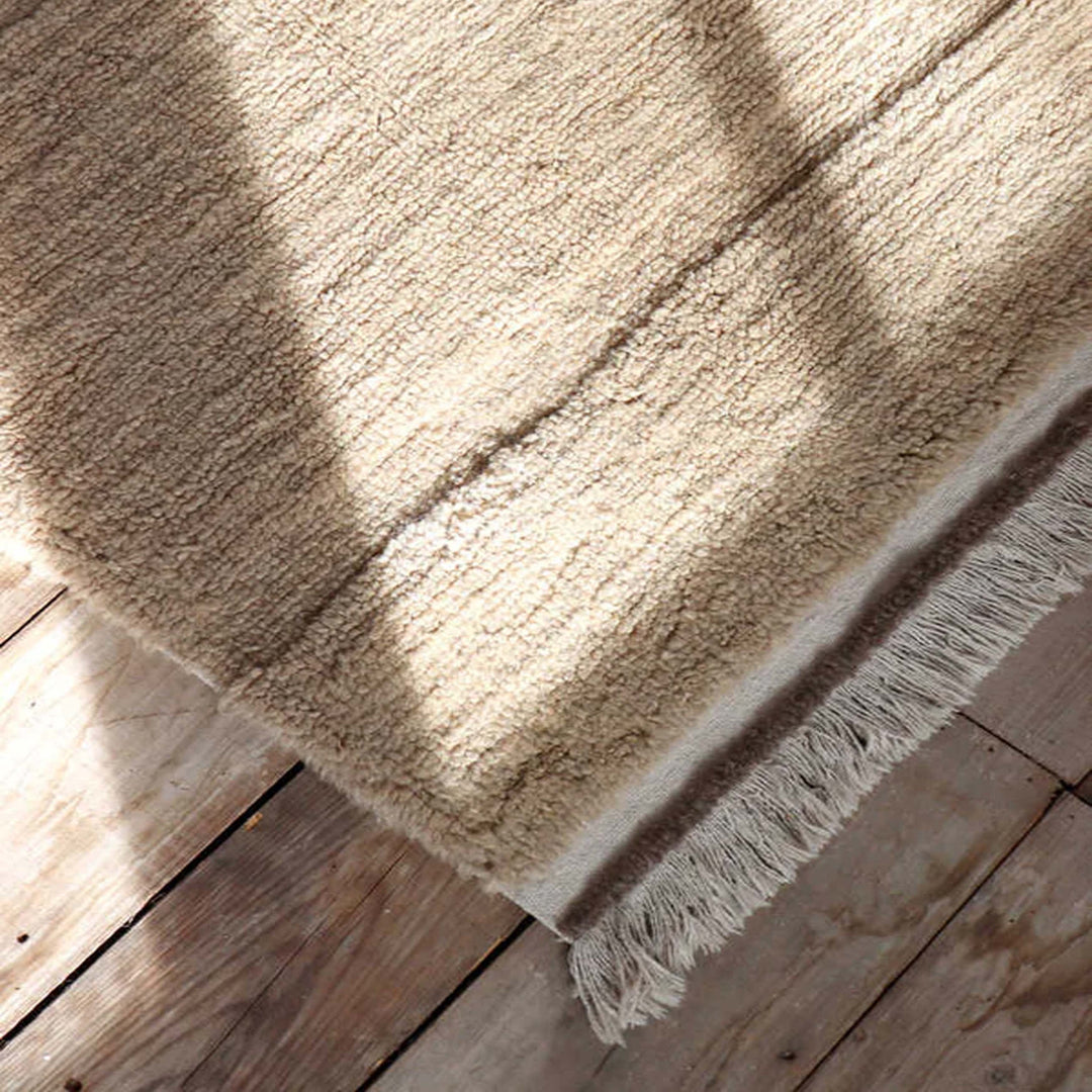 Sheep of the World Steppe Beige Woolable Rug Rug By Lorena Canals