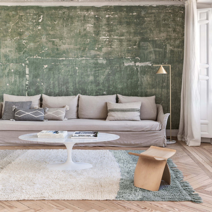 Free Your Soul Toblue Woolable Rug Rug By Lorena Canals