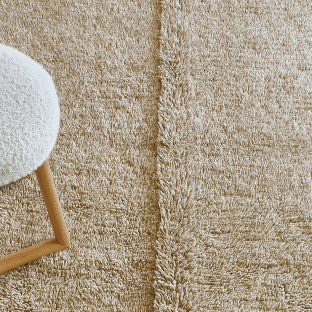 Sheep of the World Tundra Beige Woolable Rug Rug By Lorena Canals