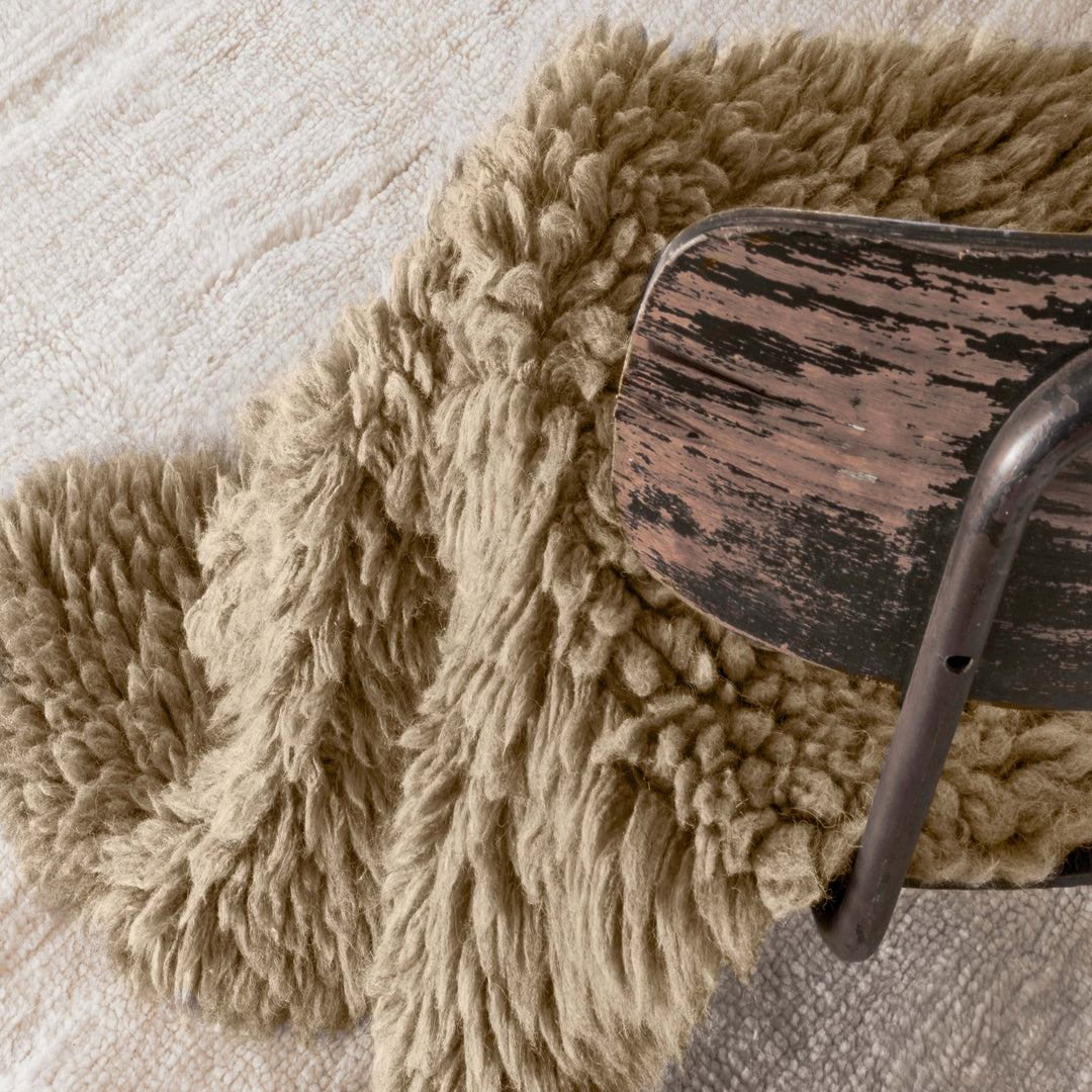 Sheep of the World Woolly Beige Woolable Rug Rug By Lorena Canals