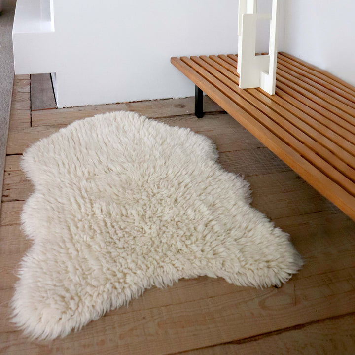 Sheep of the World White Wooly Woolable Rug Rug By Lorena Canals