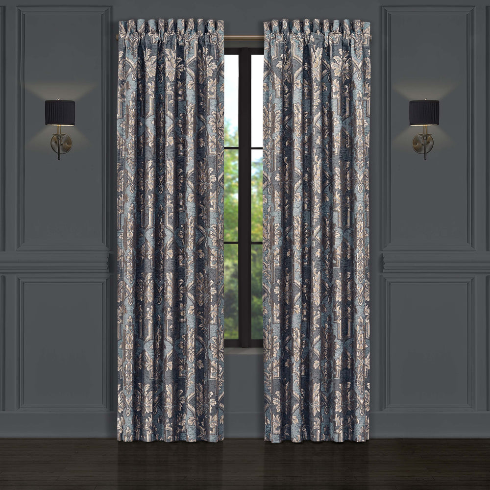 Woodhaven Powder Blue Window Panel Pair Window Panels By J. Queen New York