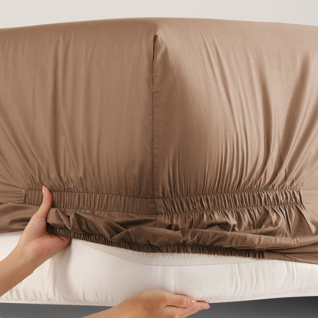 Purefect Fit Adjustable Sateen Fitted Sheet