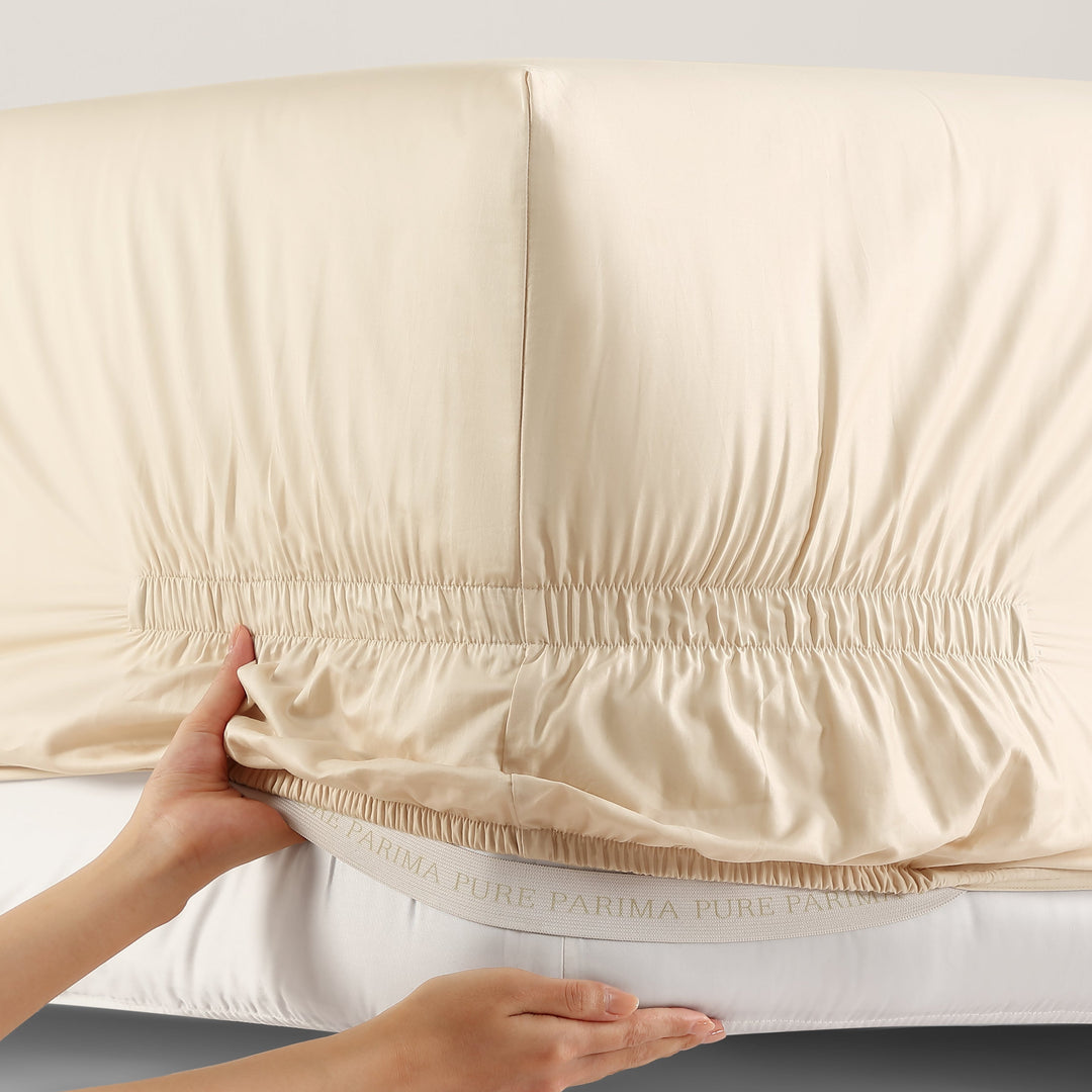 Purefect Fit Adjustable Sateen Fitted Sheet