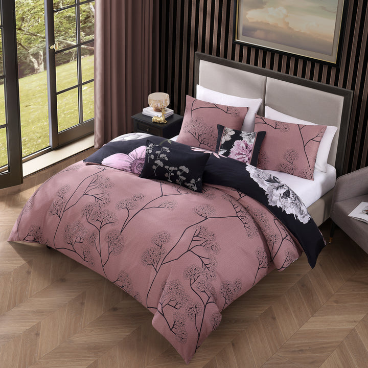 Bebejan Midnight Meadow 5 Piece Reversible Comforter Set Comforter Sets By Bebejan®