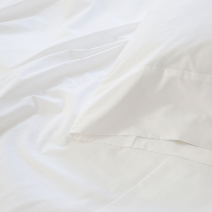 Cotton Percale Pillowcase Set Pillowcase By Pom Pom at Home