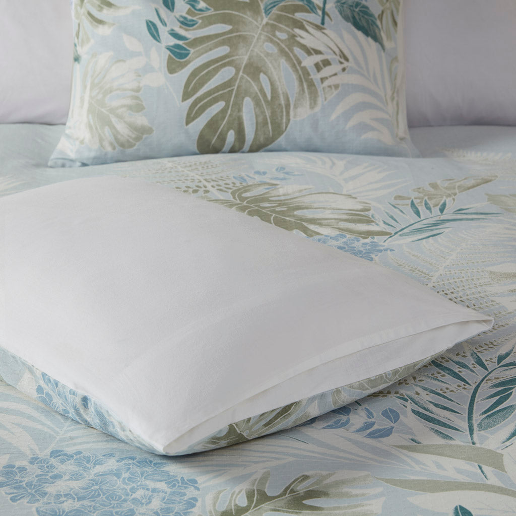 Kiawah Island Blue 5 Piece Duvet Cover Set Duvet Covers By JLA HOME/Olliix (E & E Co., Ltd)