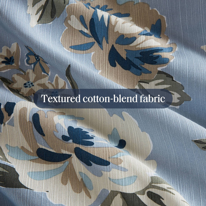 Salara Blue 7 Piece Comforter Set Comforter Sets By JLA HOME/Olliix (E & E Co., Ltd)