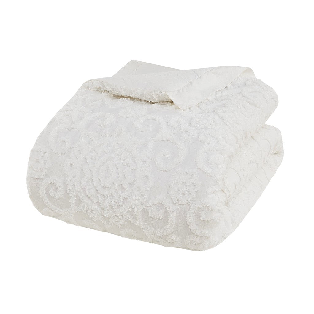 Valencia Ivory 3 Piece Comforter Set Comforter Sets By JLA HOME/Olliix (E &amp; E Co., Ltd)