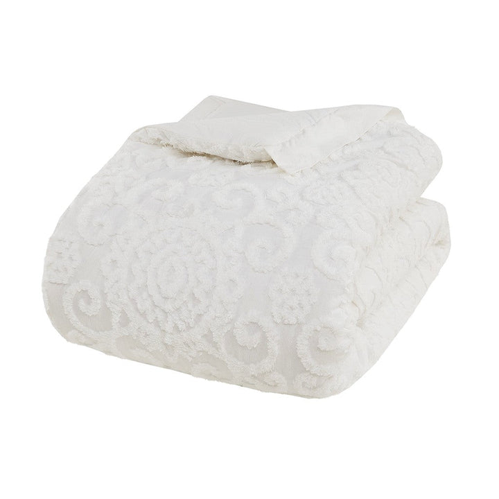 Valencia Ivory 3 Piece Comforter Set Comforter Sets By JLA HOME/Olliix (E &amp; E Co., Ltd)