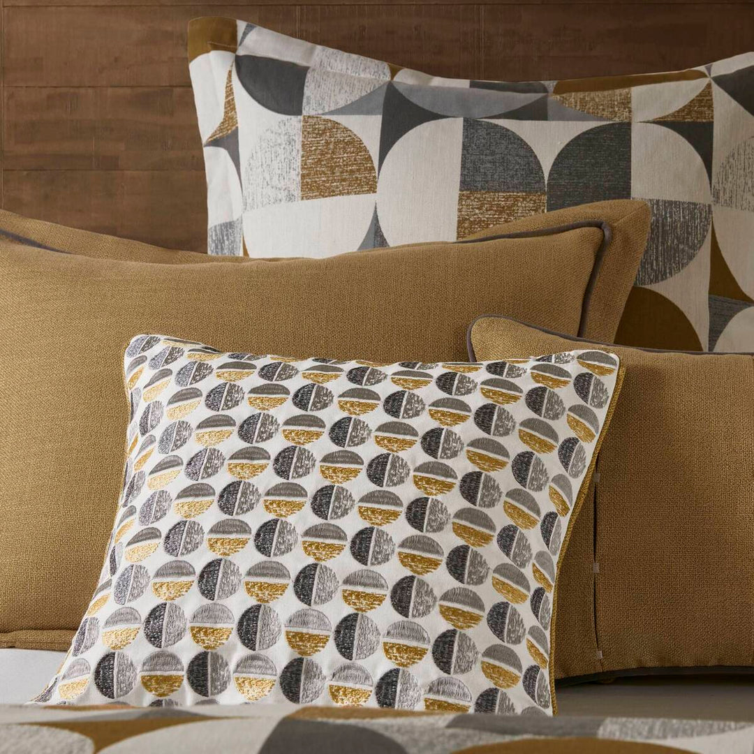 Cirque Gold 9 Piece Comforter Set Comforter Sets By JLA HOME/Olliix (E & E Co., Ltd)