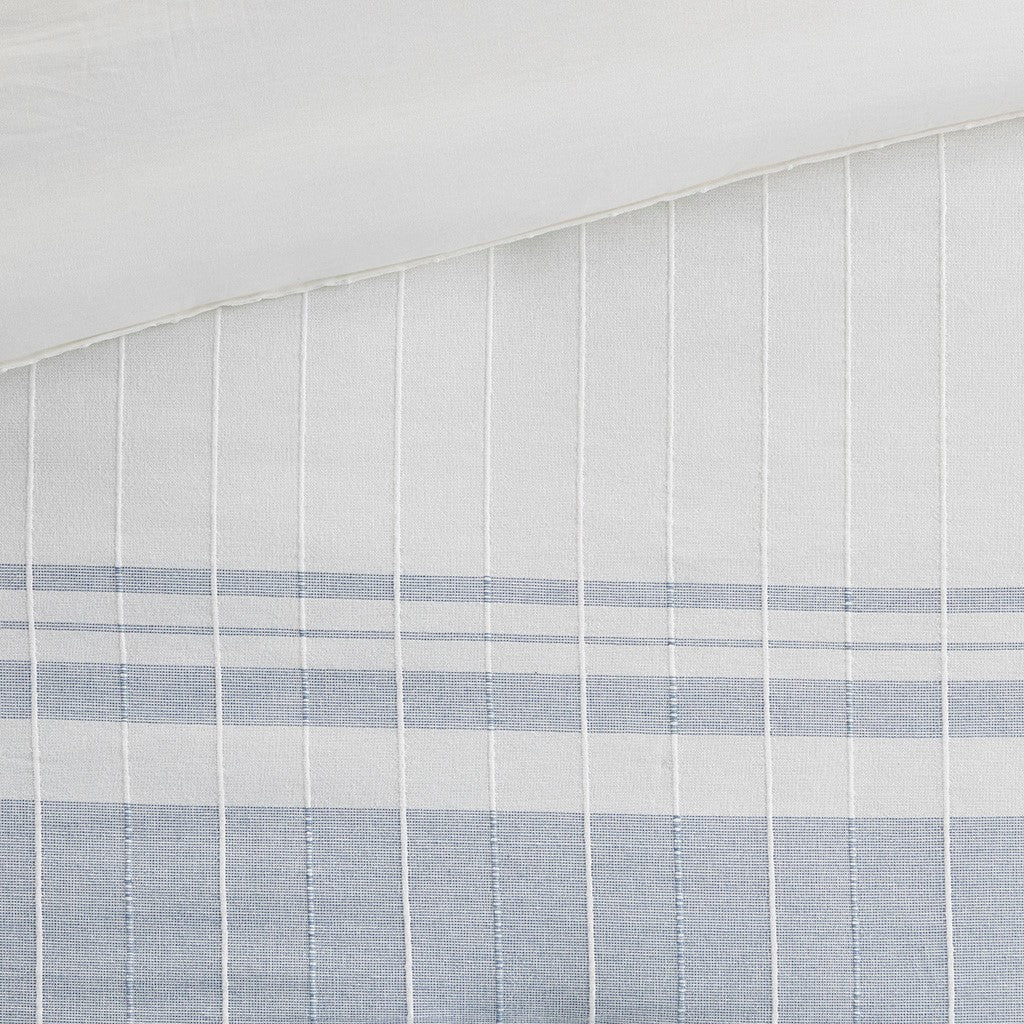 Kateline White/Blue 6 Piece Comforter Set Comforter Sets By JLA HOME/Olliix (E & E Co., Ltd)