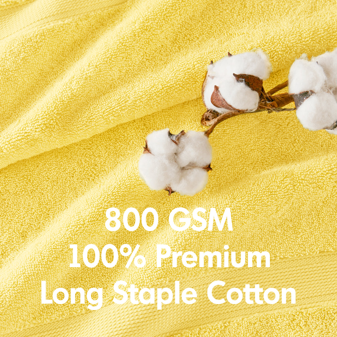 Zenta 100% Cotton 8 Piece Towel Set