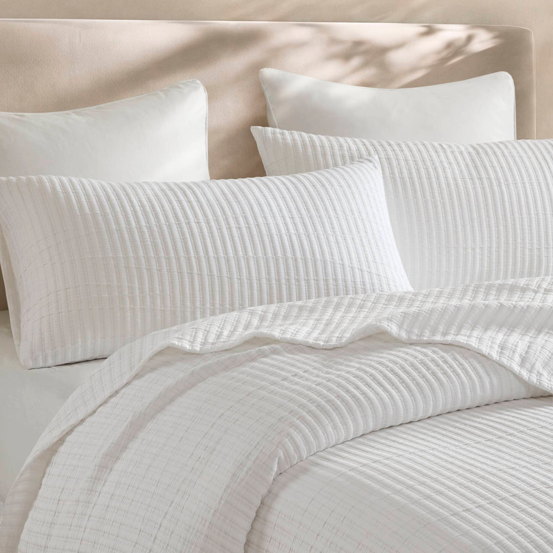 Hayden 3-Piece Cotton Blend Textured Knit Quilt Set