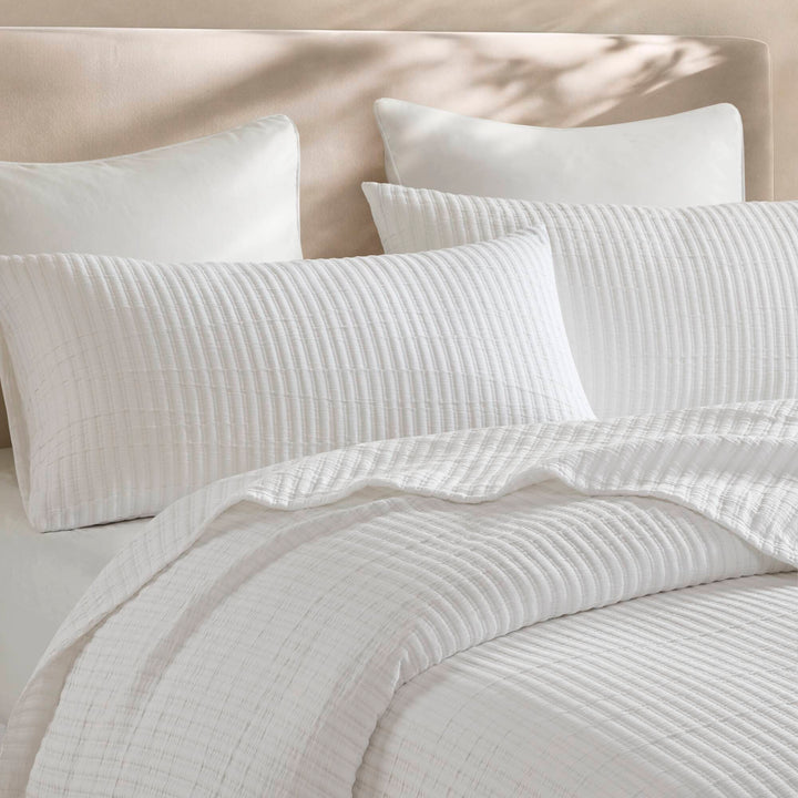 Hayden 3-Piece Cotton Blend Textured Knit Quilt Set
