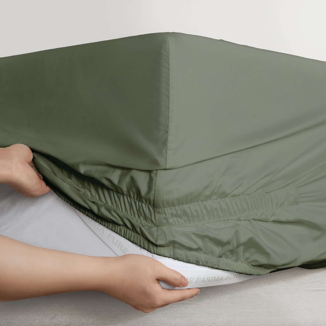 Purefect Fit Adjustable Sateen Fitted Sheet Fitted Sheet By Pure Parima