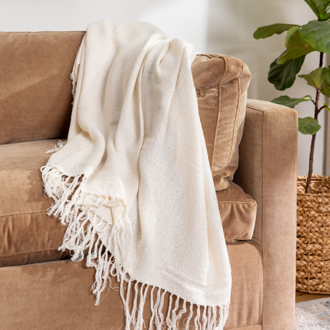 Luxe Bamboo Throw Blanket Blanket By ettitude