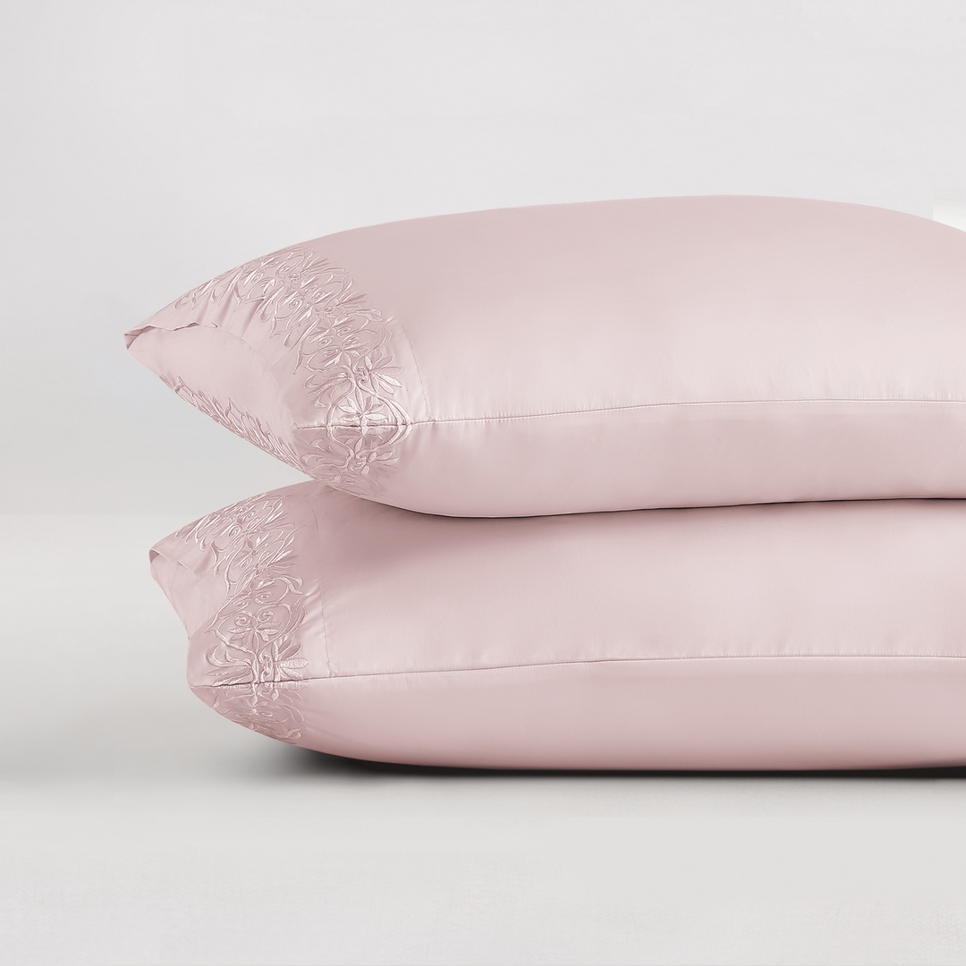 Ariane Pillowcase Set | 100% Certified Giza Egyptian Cotton Pillowcase By Pure Parima