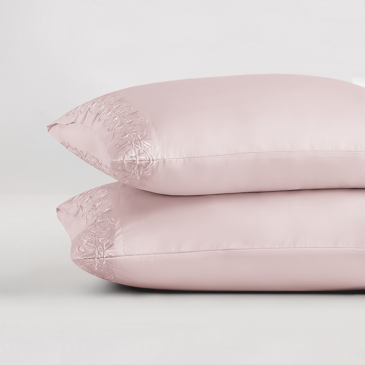 Ariane Pillowcase Set | 100% Certified Giza Egyptian Cotton Pillowcase By Pure Parima