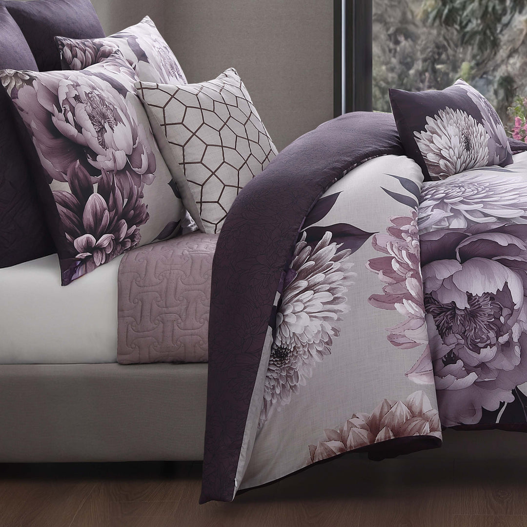 Bebejan Plum Petal 5 Piece Reversible Comforter Set Comforter Sets By Bebejan®
