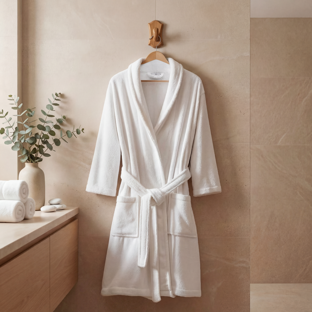 Egyptian Cotton Robe Bathrobe By Pure Parima