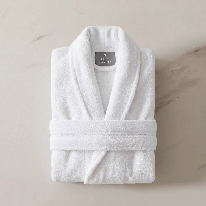 Egyptian Cotton Robe Bathrobe By Pure Parima