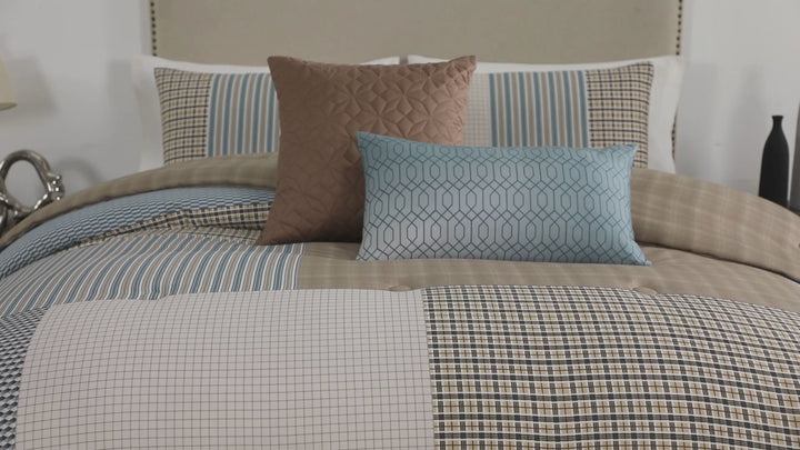 Bebejan Tranquil Patch 5 Piece Reversible Comforter Set