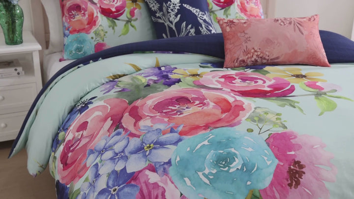 Bebejan Aqua Fiesta 5 Piece Reversible Comforter Set Comforter Sets By Bebejan®