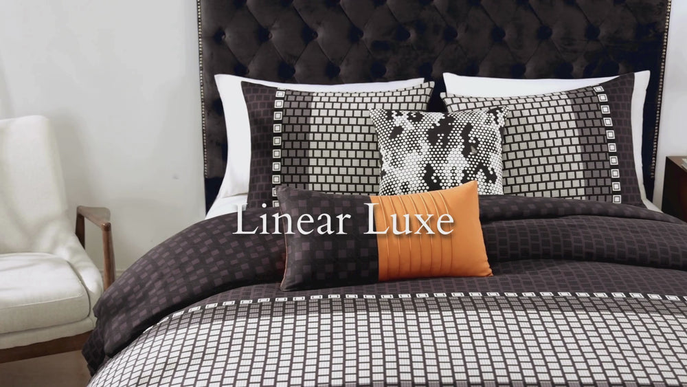 Bebejan Linear Luxe 5 Piece Reversible Comforter Set Comforter Sets By Bebejan®
