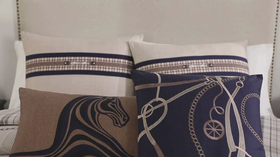 Bebejan Equestrian 5 Piece Reversible Comforter Set