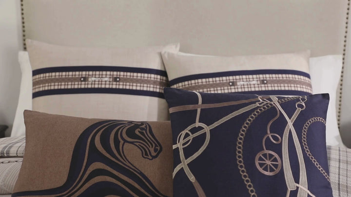 Bebejan Equestrian 5 Piece Reversible Comforter Set