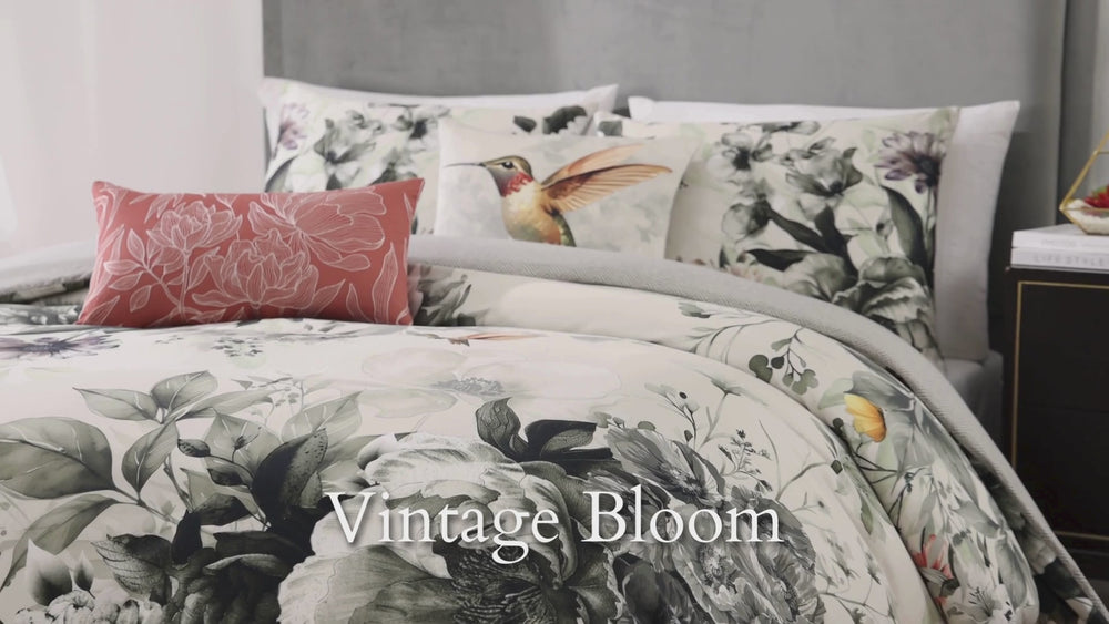 Bebejan Vintage Bloom 5 Piece Reversible Comforter Set Comforter Sets By Bebejan®