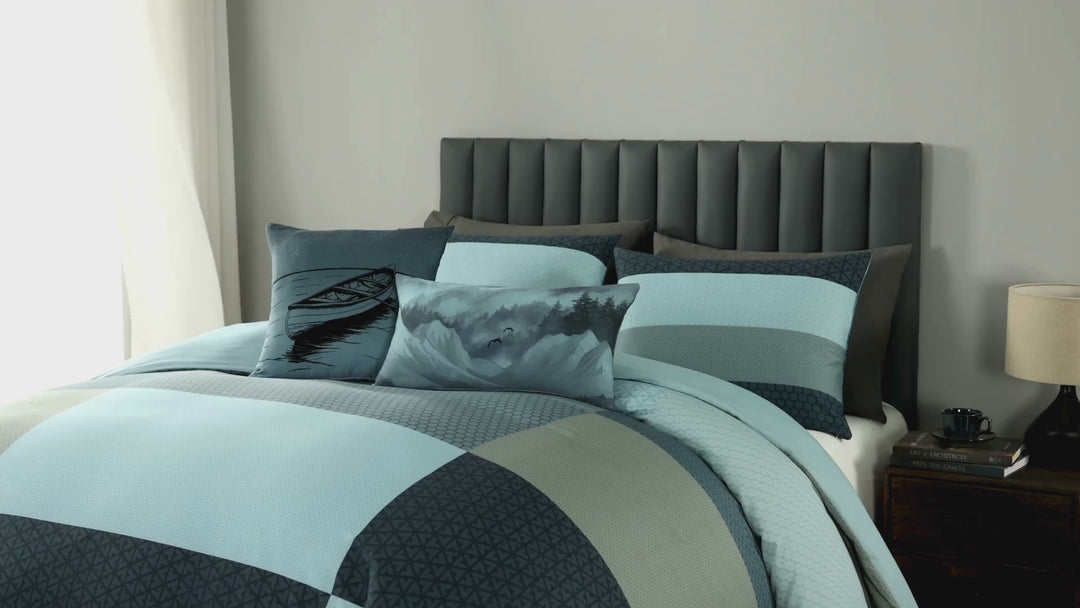 Bebejan Nature Blues 5 Piece Reversible Comforter Set Comforter Sets By Bebejan®