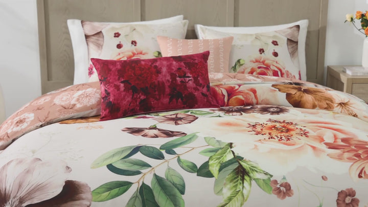 Bebejan Hazy Blossom 5 Piece Reversible Comforter Set - Final Sale Comforter Sets By US Office - Latest Bedding